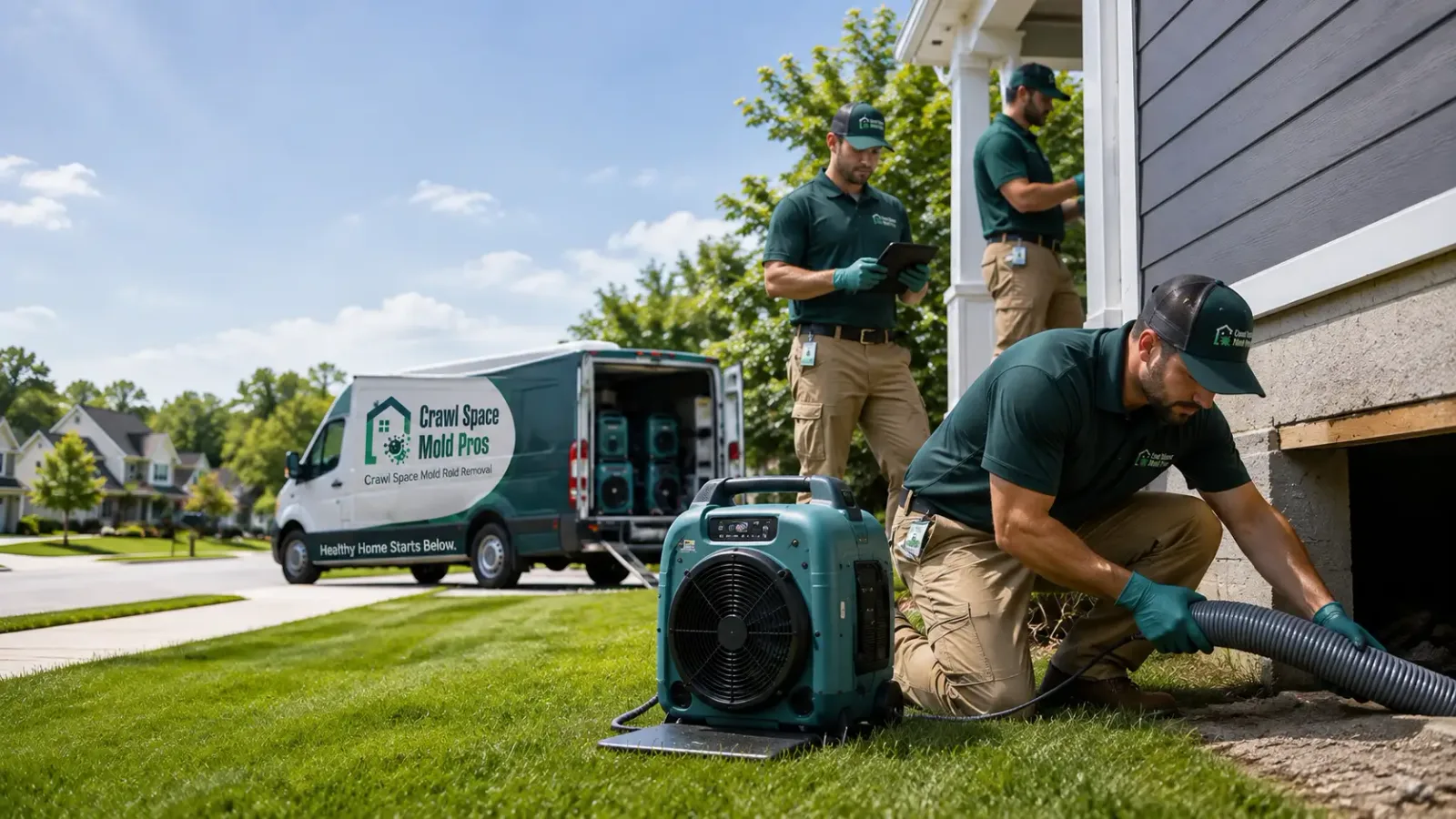 Crawl Space Mold Removal in Holbrook, PA